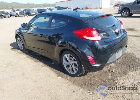 2016 Hyundai Veloster из США, поврежденный, VIN KMHTC6AD1GU292457